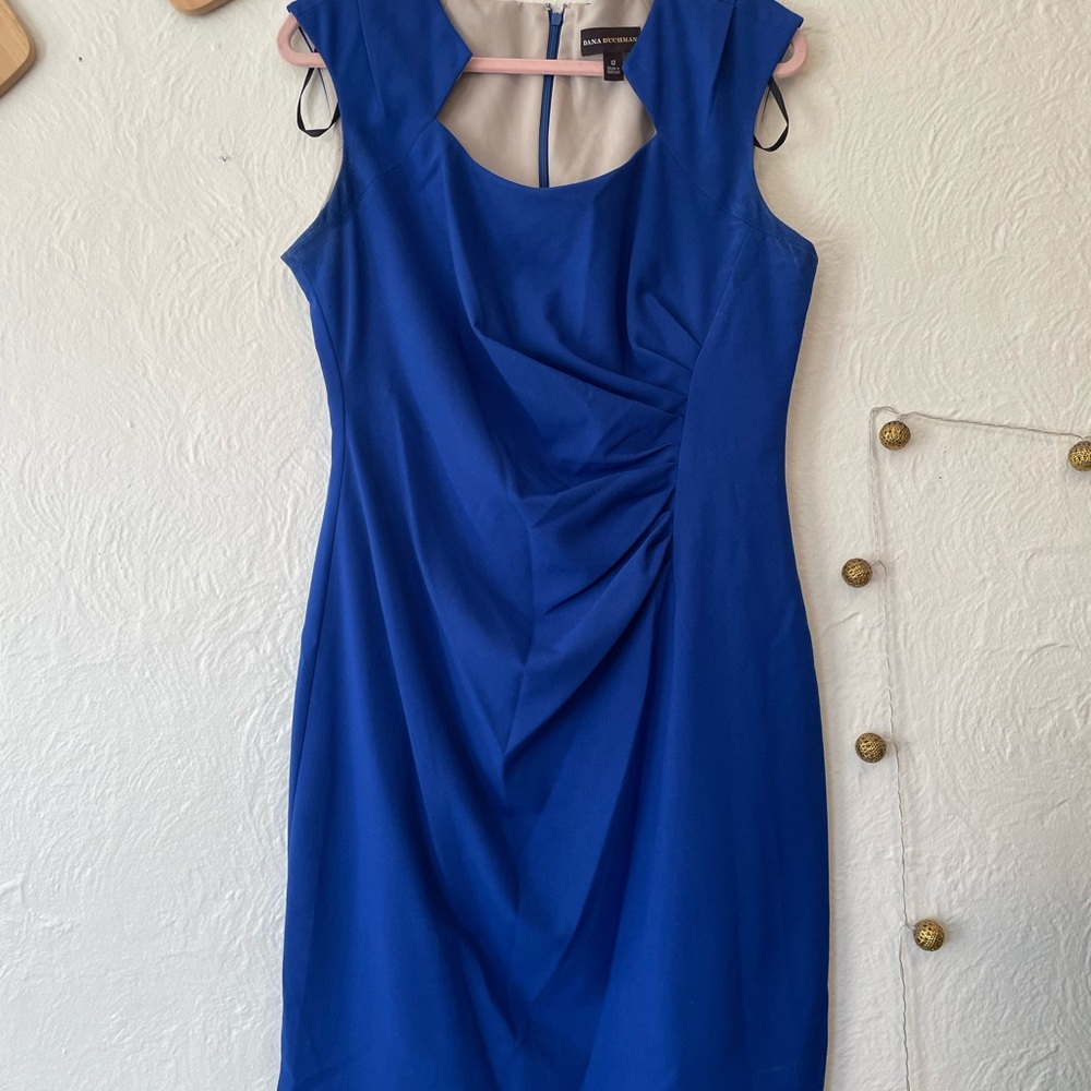 Dana Buchman Blue Sleeveless Dress